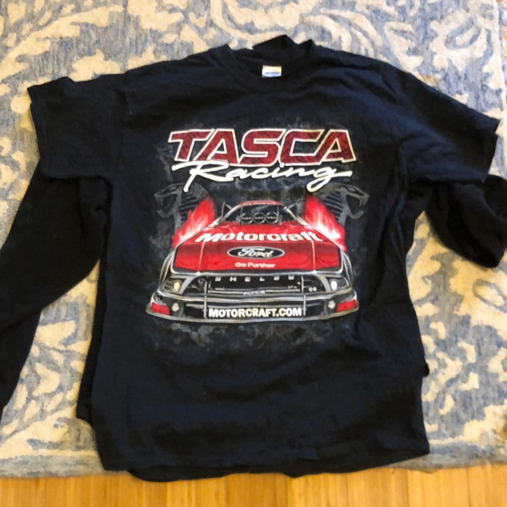 Brand new vintage nascar tasca racing mens t shirt size large